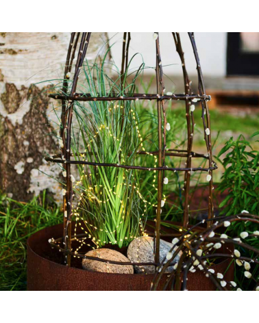 Guirlande lumineuse Lilly 155 leds 2m Fil argent