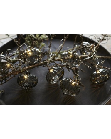 Guirlande Lumineuse 8 boules "Sous la Neige"