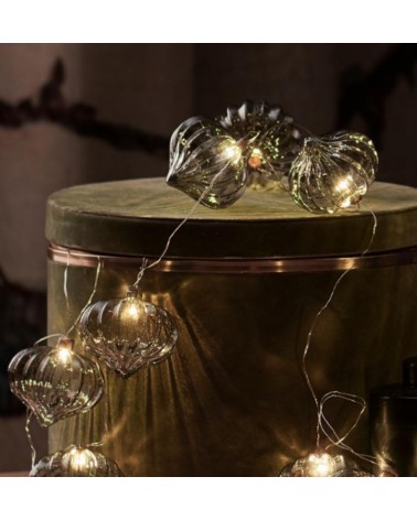 Guirlande Lumineuse 8 boules "Sous la Neige"