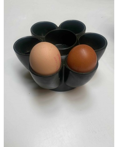 Coquetier Surex Bakelite vert sombre Années 30-50