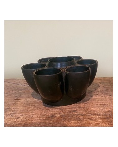 Coquetier Surex Bakelite vert sombre Années 30-50